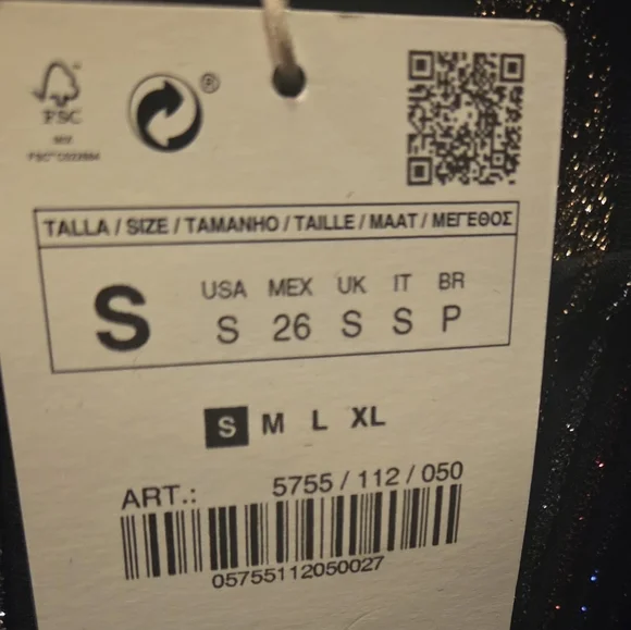 NWT Zara Multicolor Striped Long Sleeve Dress - Picture 3 of 4